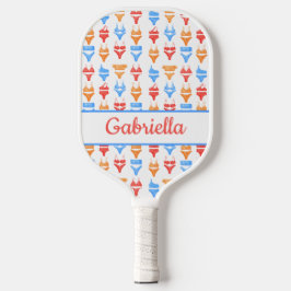 Palas De Pickleball Bañera de verano divertida colorida y personalizad