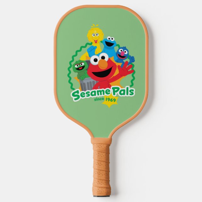 Palas De Pickleball Barrio Sésamo | Pilas Sesame Desde 1969 (Anverso)