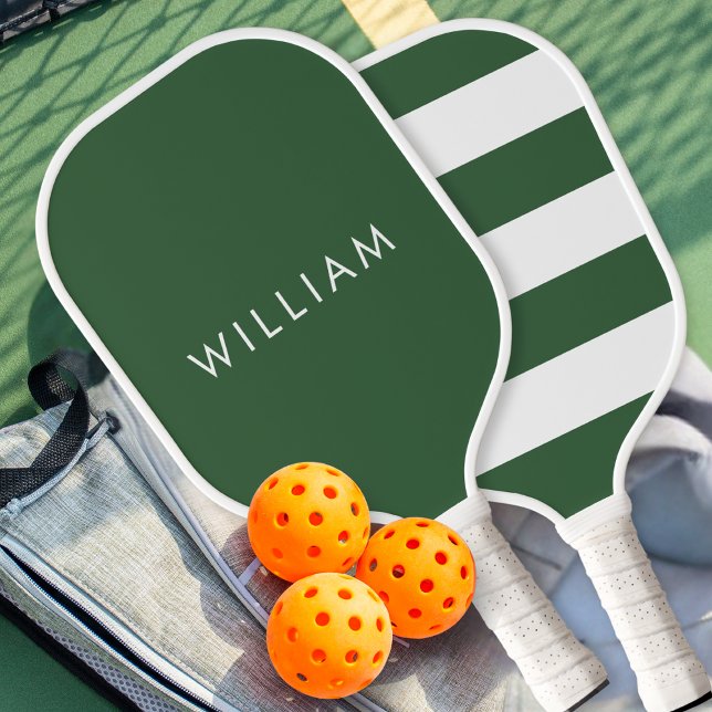 Palas De Pickleball Basic Simple Green Modern Personalized (Subido por el creador)