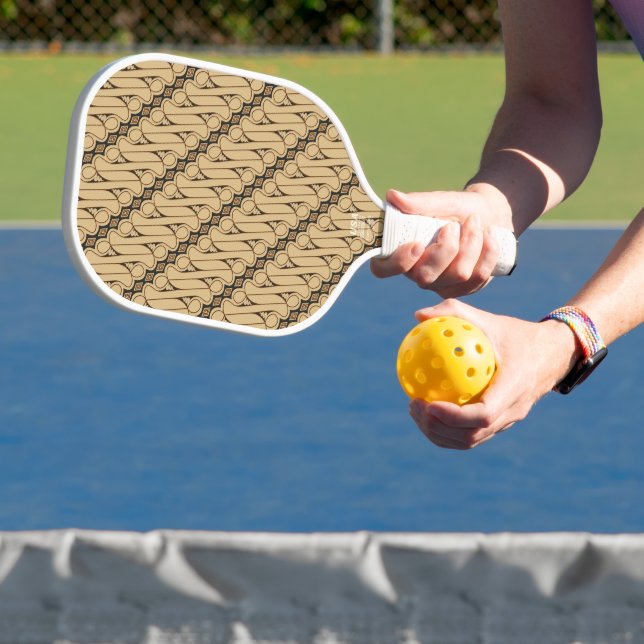 Palas De Pickleball Batik Parang, patrón indonesio, javanés, etnia (in situ)