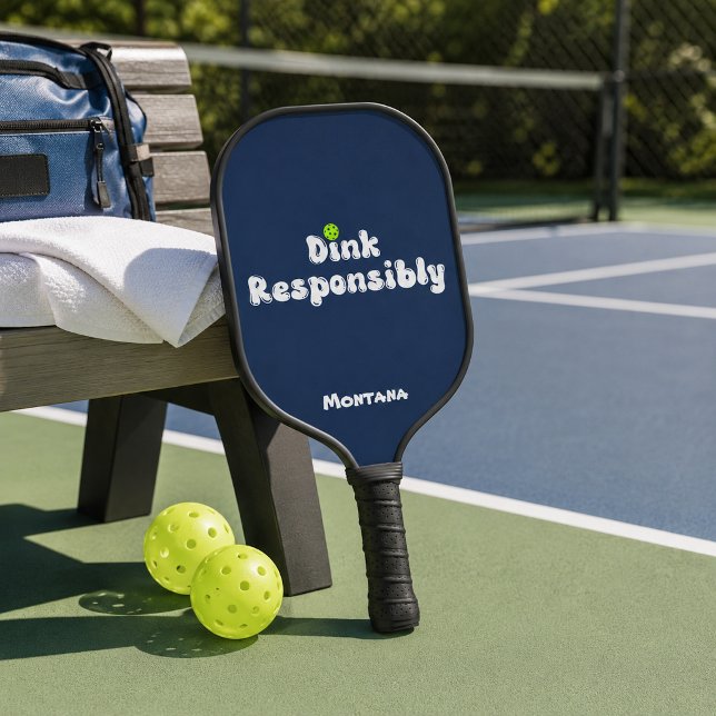 Palas De Pickleball Beba Responsablemente Nombre Azul Zafiro (Subido por el creador)