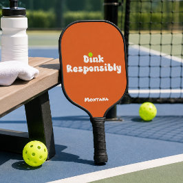 Palas De Pickleball Beba Responsablemente Nombre Tourmalina Naranja