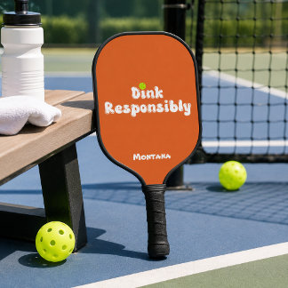 Palas De Pickleball Beba Responsablemente Nombre Tourmalina Naranja