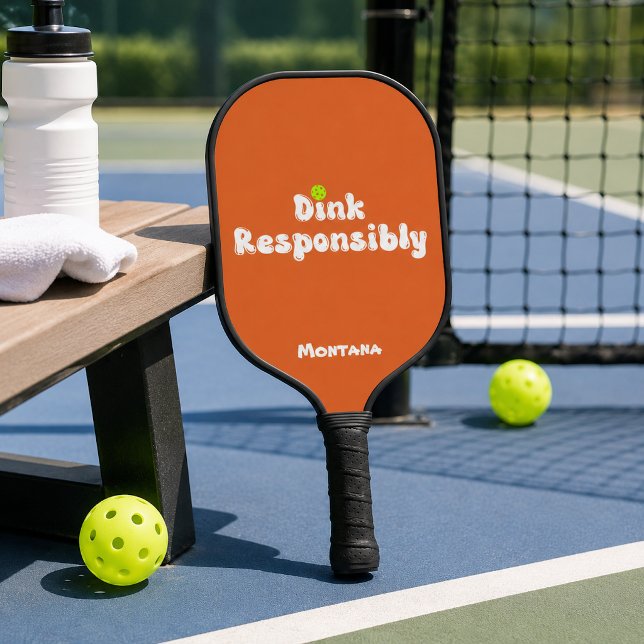 Palas De Pickleball Beba Responsablemente Nombre Tourmalina Naranja (Subido por el creador)