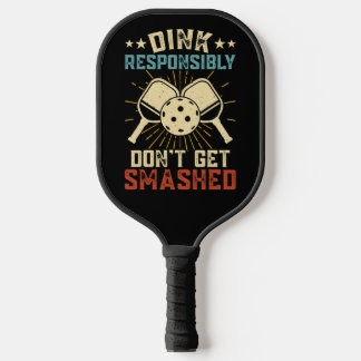 Palas De Pickleball Beba Responsablemente Vintage Starburst Crema