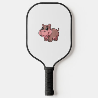 Palas De Pickleball Bebé lindo Hippo Moo Deng Tank Top_1