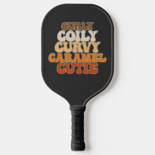 Palas De Pickleball Belleza Caramelo Curva Rizada Juneteenth