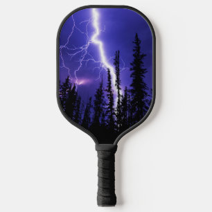 Palas De Pickleball bello trueno sobre el bosque