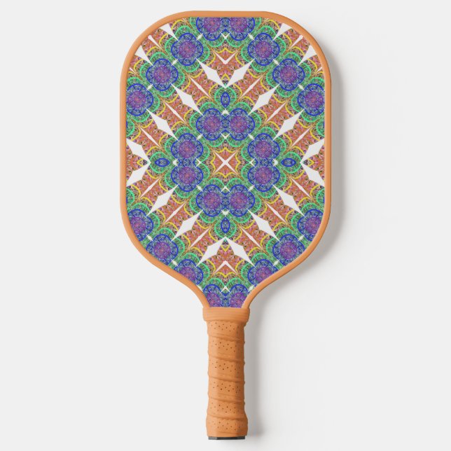 Palas De Pickleball Berry Boho Rhombus (Anverso)