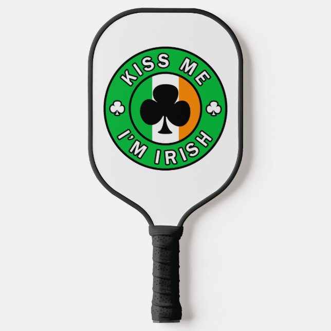 Palas De Pickleball Bésame soy irlandés (Anverso)