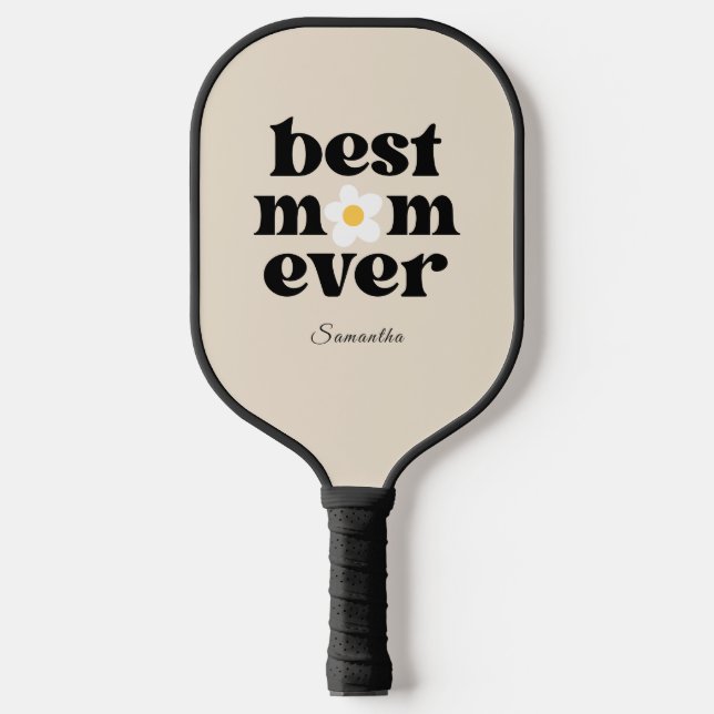Palas De Pickleball Best Mom Ever Personalized  (Anverso)