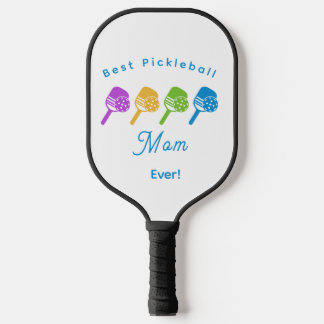 Palas De Pickleball Best Pickleball Mom Ever Paddles & Balls Design
