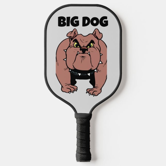 PALAS DE PICKLEBALL BIG DOG BULLDOG FUNNY PICKLEBALL PADDLE (Anverso)