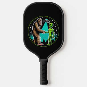 Palas De Pickleball Bigfoot Alien Alliance - Funny Scifi Cryptid