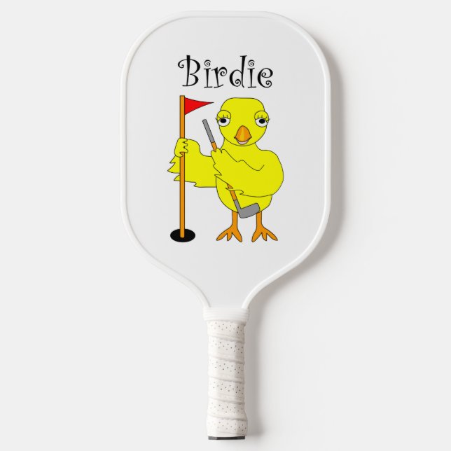 Palas De Pickleball Birdie Golfer Chick (Anverso)