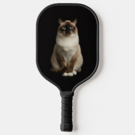 Palas De Pickleball Black 4 Luxe Pickleball Paddle, Birmanese Cat