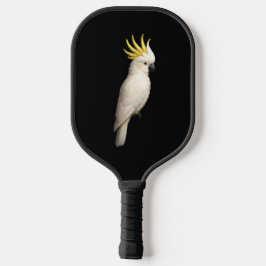 Palas De Pickleball Black 4 Luxe Pickleball Paddle, Crested Cockatoo