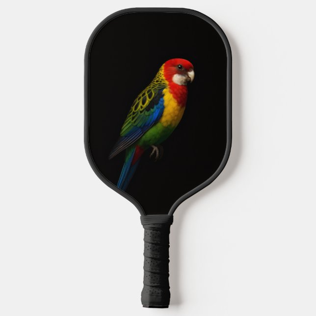Palas De Pickleball Black 4 Luxe Pickleball Paddle, Eastern Rosella (Reverso )