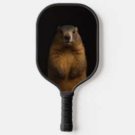 Palas De Pickleball Black 4 Luxe Pickleball Paddle, Fluffy Marmot