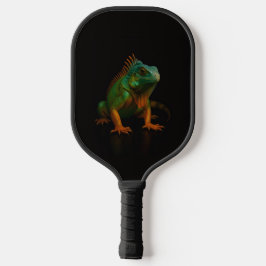 Palas De Pickleball Black 4 Luxe Pickleball Paddle, Green Iguana