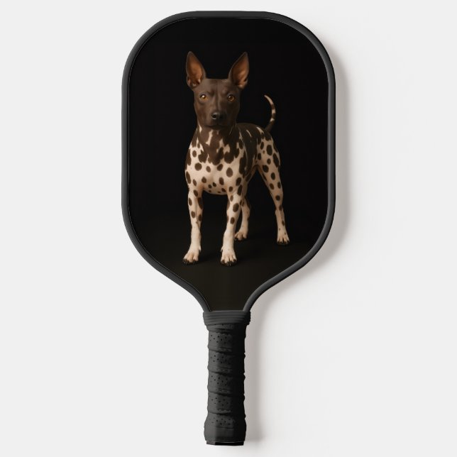Palas De Pickleball Black 4 Luxe Pickleball Paddle, Hairless Terrier (Reverso )