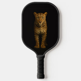 Palas De Pickleball Black 4 Luxe Pickleball Paddle, Majestic Leopard