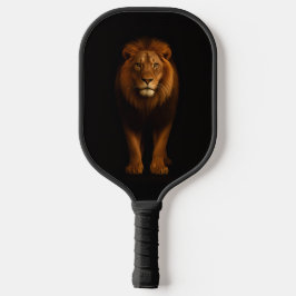 Palas De Pickleball Black 4 Luxe Pickleball Paddle, Majestic Lion