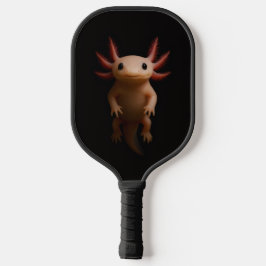 Palas De Pickleball Black 4 Luxe Pickleball Paddle, Mexican Axolotl