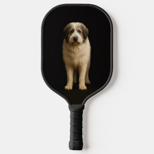 Palas De Pickleball Black 4 Luxe Pickleball Paddle, Mioritic Shepherd (Reverso )