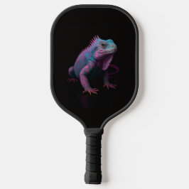 Palas De Pickleball Black 4 Luxe Pickleball Paddle, Pink Iguana