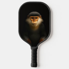 Palas De Pickleball Black 4 Luxe Pickleball Paddle, Red Douc Langur