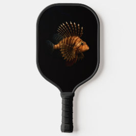 Palas De Pickleball Black 4 Luxe Pickleball Paddle, Red Lionfish