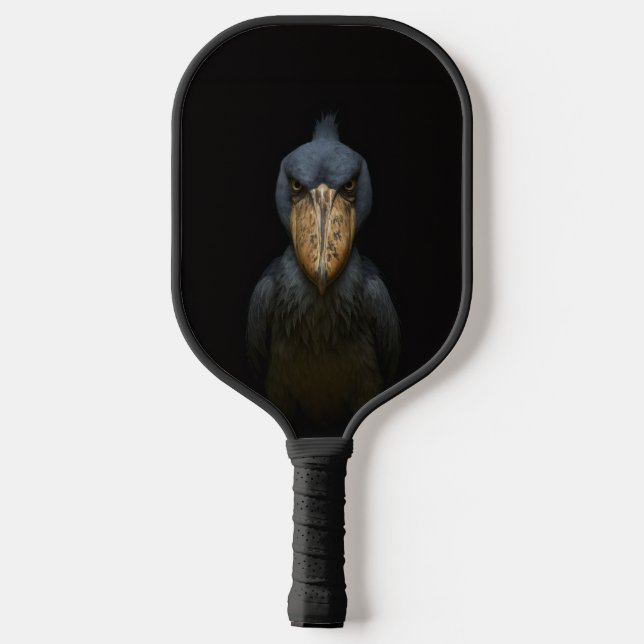 Palas De Pickleball Black 4 Luxe Pickleball Paddle, Shoebill Bird (Reverso )