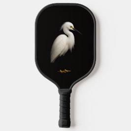 Palas De Pickleball Black 4 Luxe Pickleball Paddle, Snowy Egret