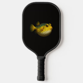 Palas De Pickleball Black 4 Luxe Pickleball Paddle, Yellow Putterfish