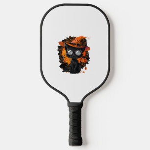 Palas De Pickleball Black Cat Halloween Disstuve Witchcraft Spider Web