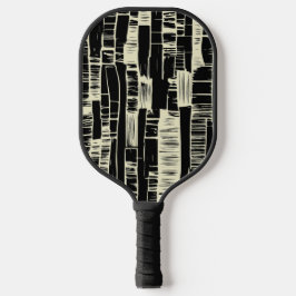 Palas De Pickleball Black &white abstract modern Pickleball Paddle