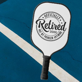 Palas De Pickleball Blanco y negro oficialmente retirado