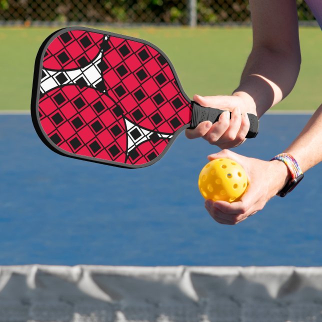 Palas De Pickleball Blob Harlequin rosa (in situ)