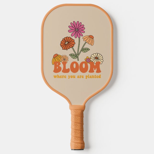 Palas De Pickleball Bloom donde te plantan (Anverso)