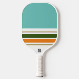 Palas De Pickleball Bloque de color Aqua Bandas de Carreras negrita Na