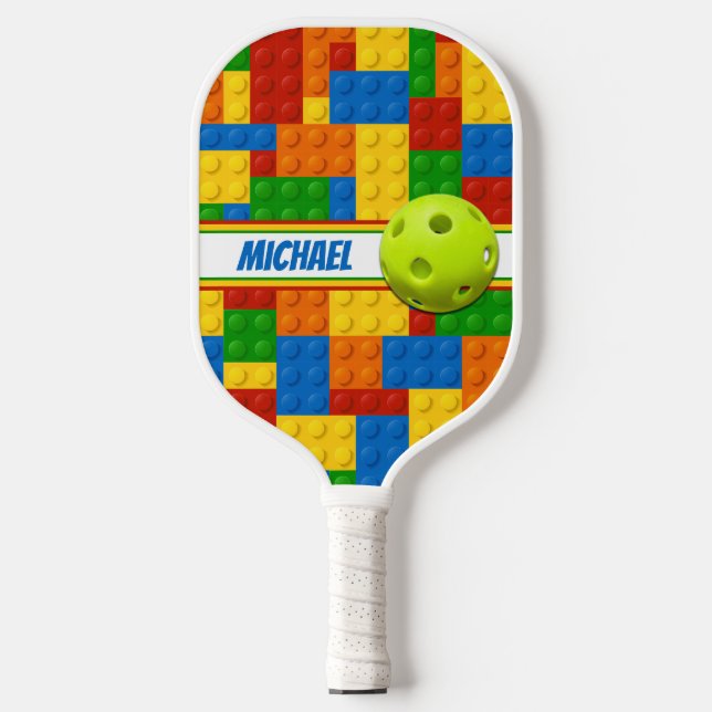 Palas De Pickleball Bloques de construcción personalizados que se crea (Anverso)