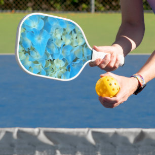 Palas De Pickleball Blue French Hydrangea Floral