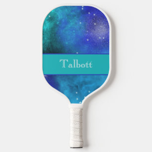 Palas De Pickleball Blue Galaxy Sky Pickleball Paddle personalizado
