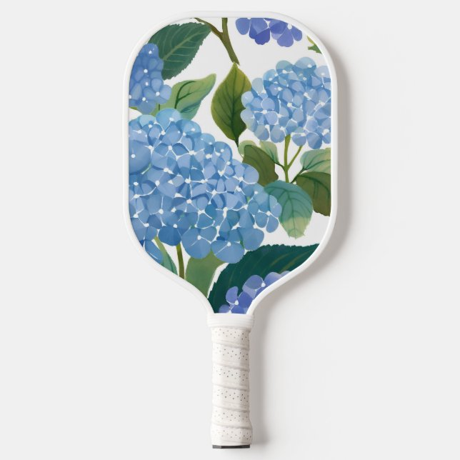 Palas De Pickleball Blue Hydrangeas | Beautiful Floral Bush (Anverso)