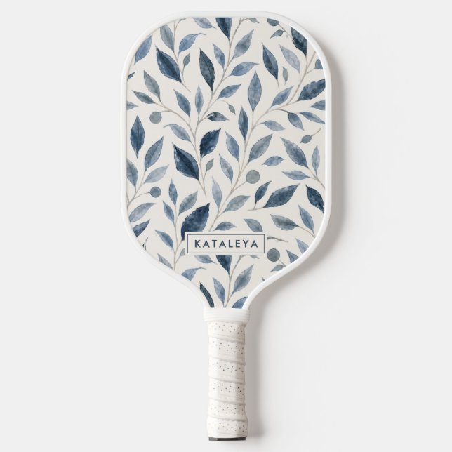 Palas De Pickleball Blue Leaf Personalizado (Anverso)
