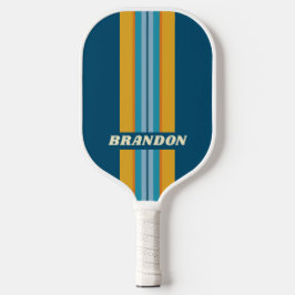 Palas De Pickleball Blue Sun Rally Stripe with Name