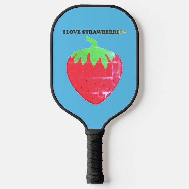 Palas De Pickleball Blues de fresa (Anverso)