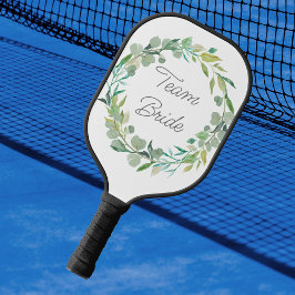 Palas De Pickleball Boda de color personalizado Greenery Bride