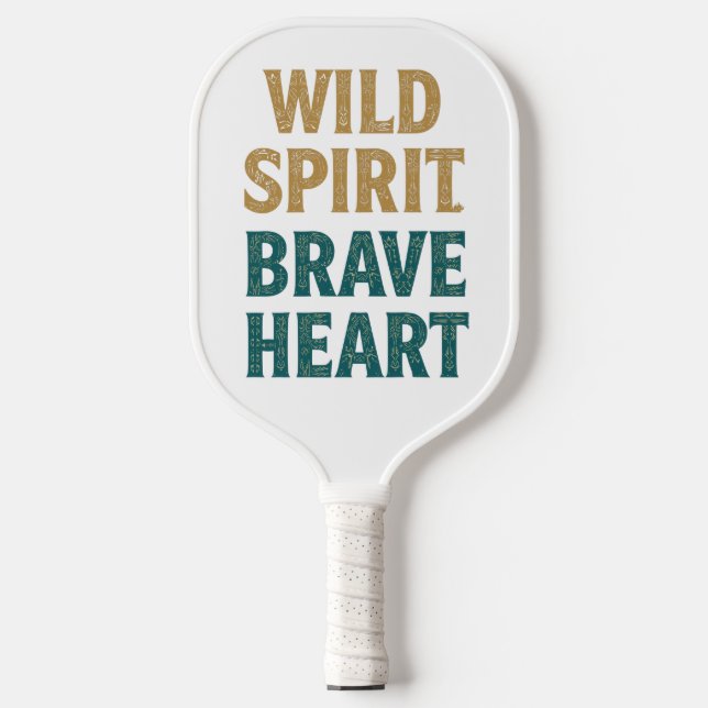 Palas De Pickleball Boho Adventure Wild Spirit Brave Heart (Anverso)